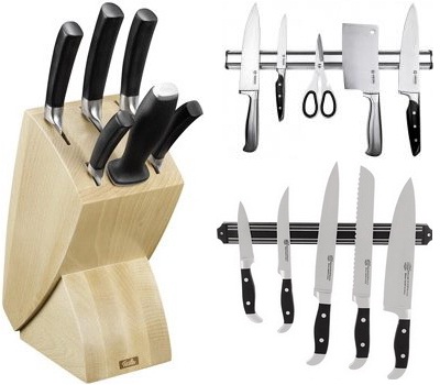 Подставка и держатели для ножей