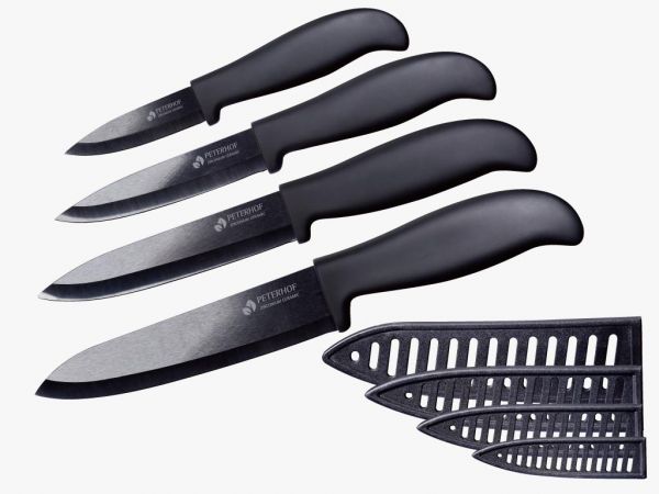 Ножи из черной керамики