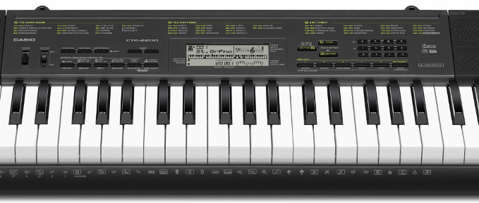 Дополнительная клавишная панель синтезатора Casio СТК-2200