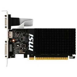MSI GeForce GT 710 954Mhz PCI-E 2.0 2048Mb 1600Mhz 64 bit DVI HDMI HDCP Silent