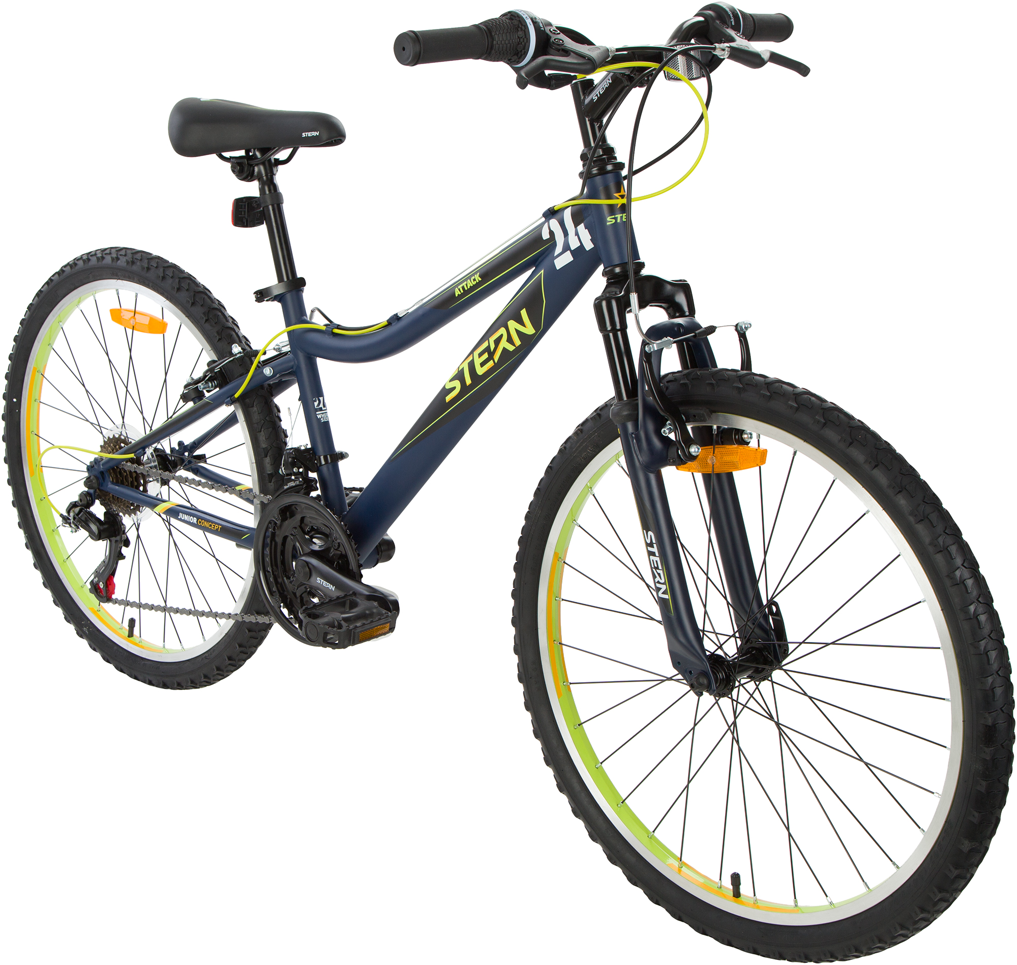 Купить подростковый велосипед для мальчика 10 лет. Велосипед Стерн 24 Аттак.