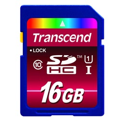 Transcend SDHC 16GB Class 10 UHS-I