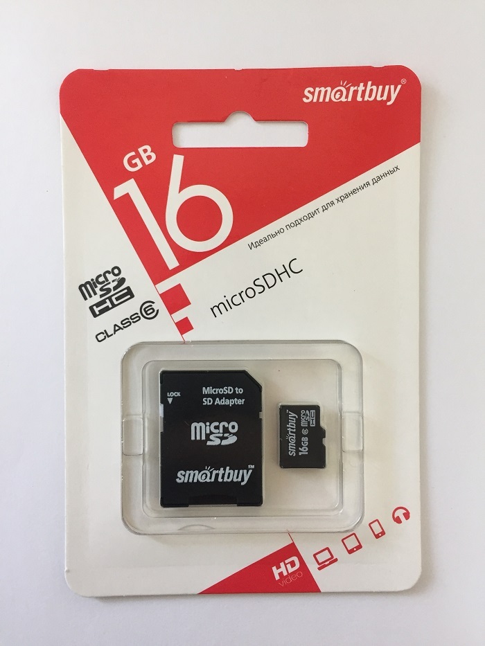 Карта памяти smartbuy microsdhc 16 гб