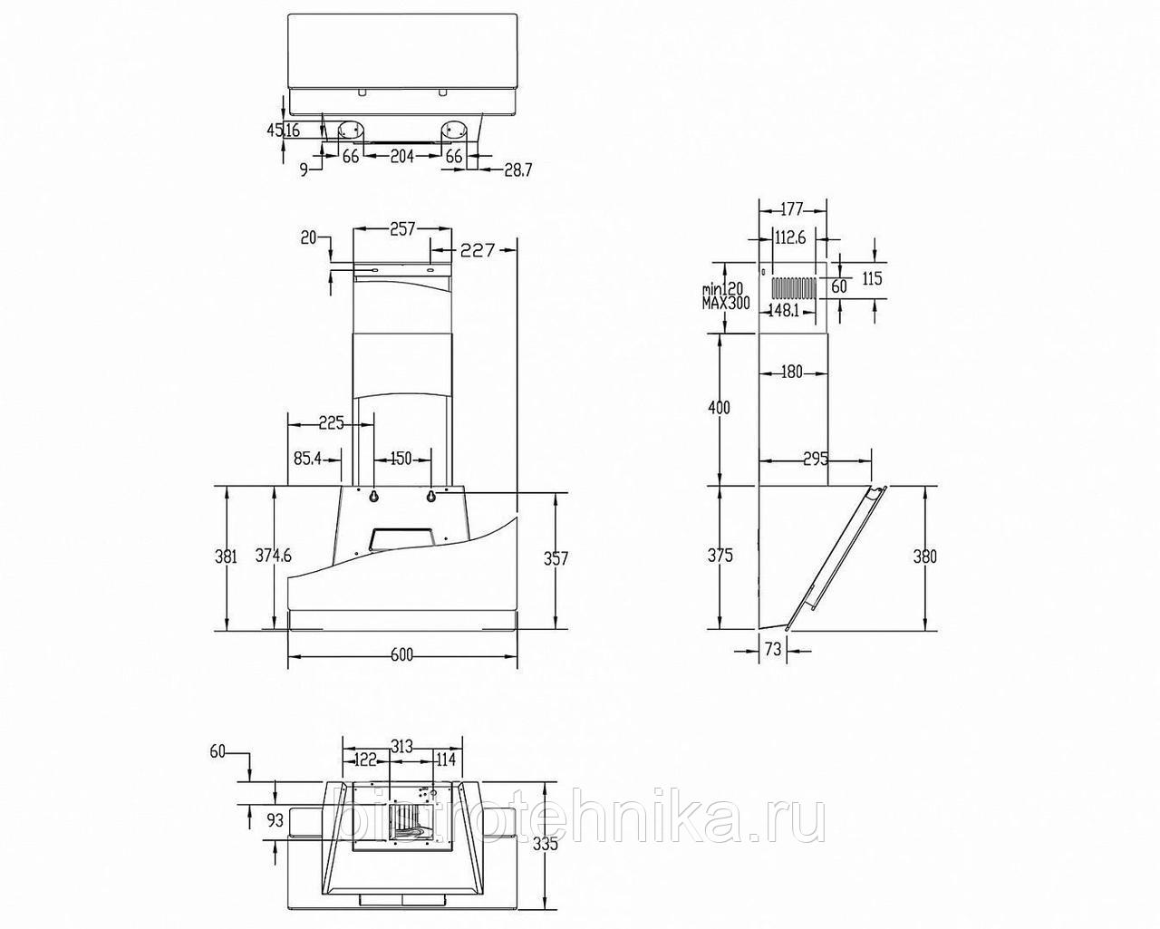 Вытяжка для кухни haier hvx t671b